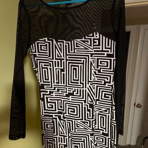 Sexy Geometric print dress